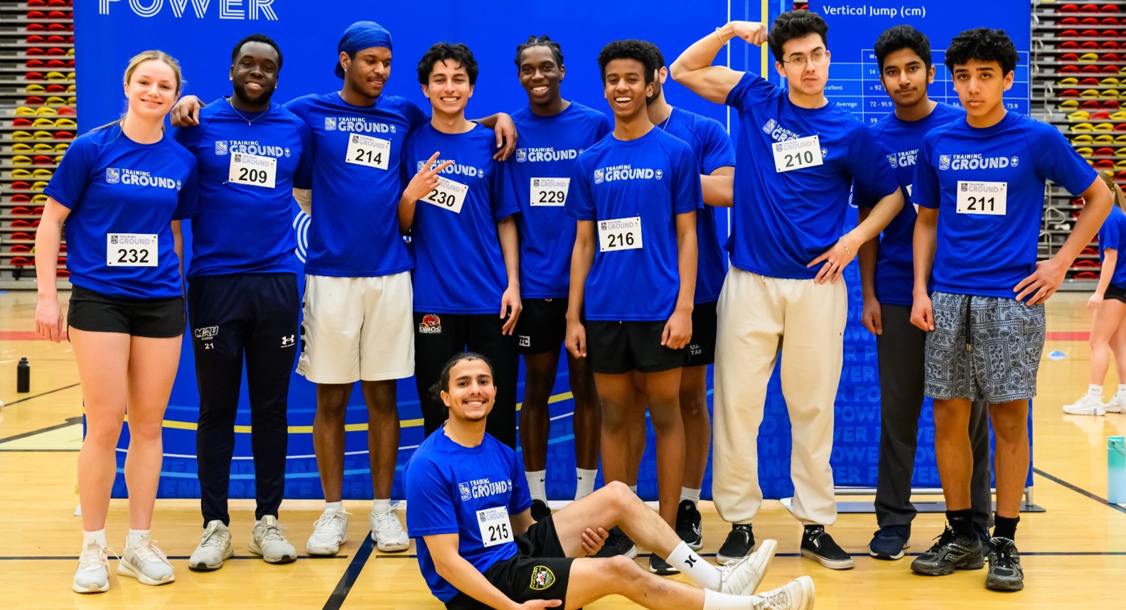 Cleats4Kids participants at an RBC Training Ground event in Calgary.