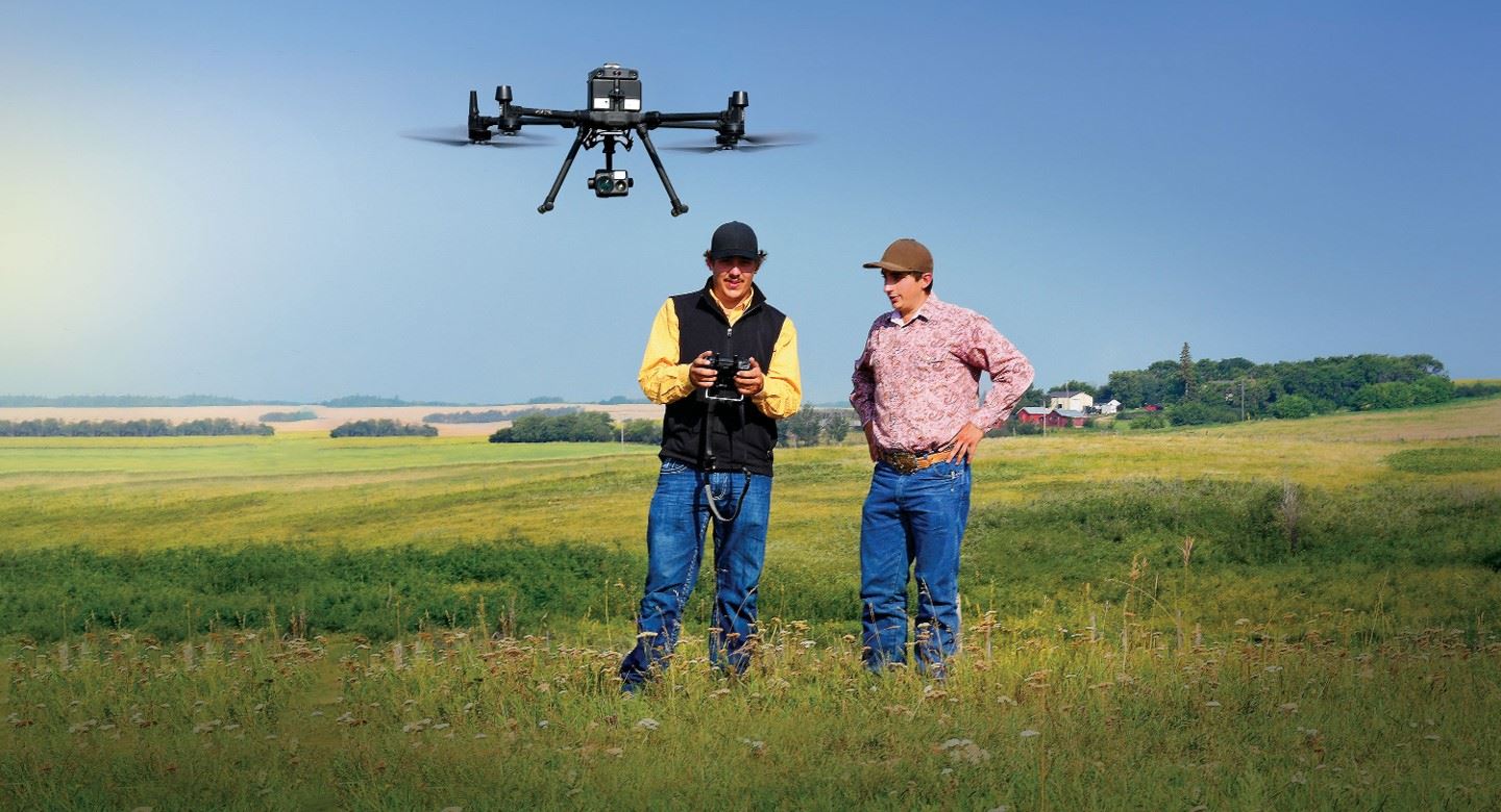 Lakeland College Bachelor of Agriculture Technology students at work.