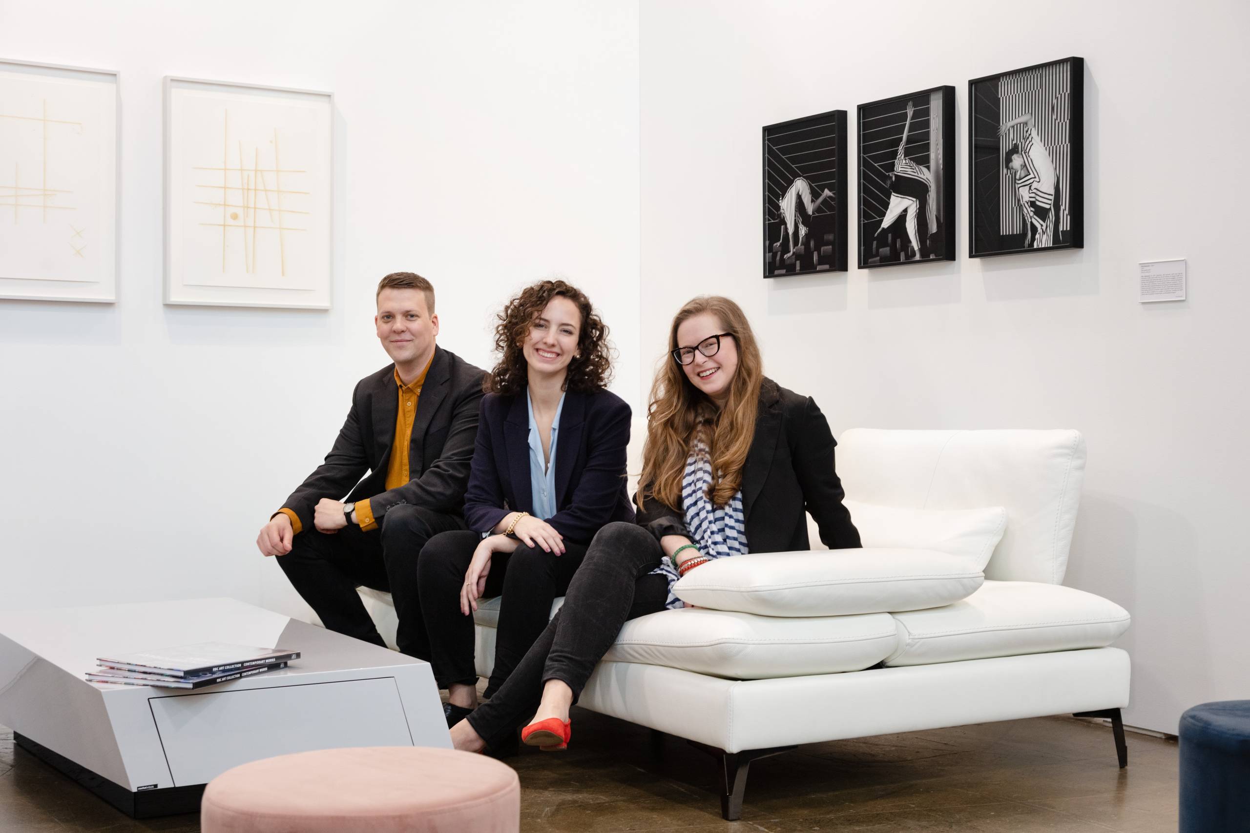 Left to right, Stefan Hancherow, Corrie Jackson, Jane Hutchison.