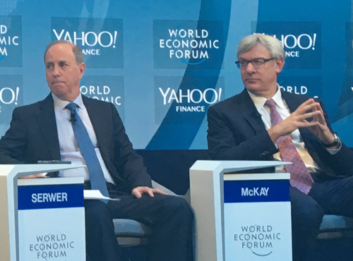RBC CEO Dave McKay at the 2019 World Economic Forum in Davos