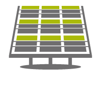 icon of a solar panel