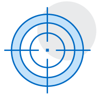 Image of shooting target icon
