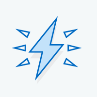 Image of lightning bolt icon